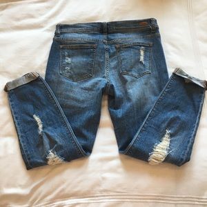 Sneak Peek Distressed Skinny Jeans